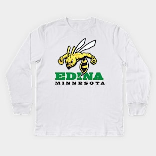 Edina Minnesota Kids Long Sleeve T-Shirt